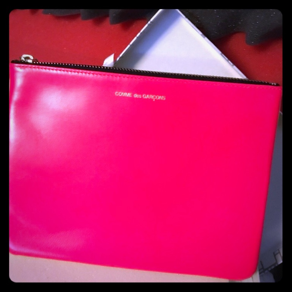 Come des Garçons Leather Pouch Clutch